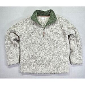 Carbon2Cobalt Men's Medium 1/4 Zip Sherpa Fleece Deep Pile Pullover